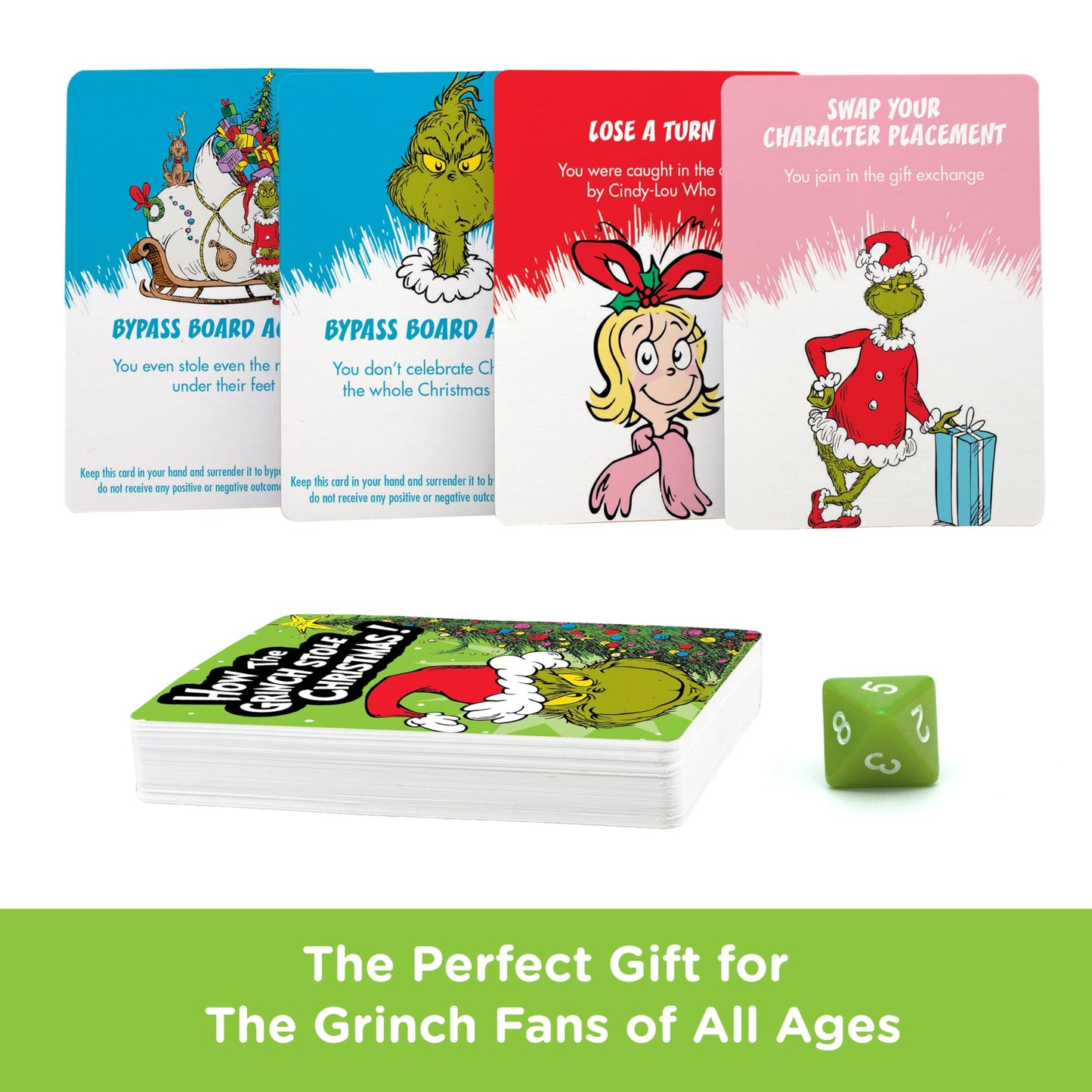 AQUARIUS Grinchmas Journey Board Game – Official Dr. Seuss Licensed Fun for 2-4 Players