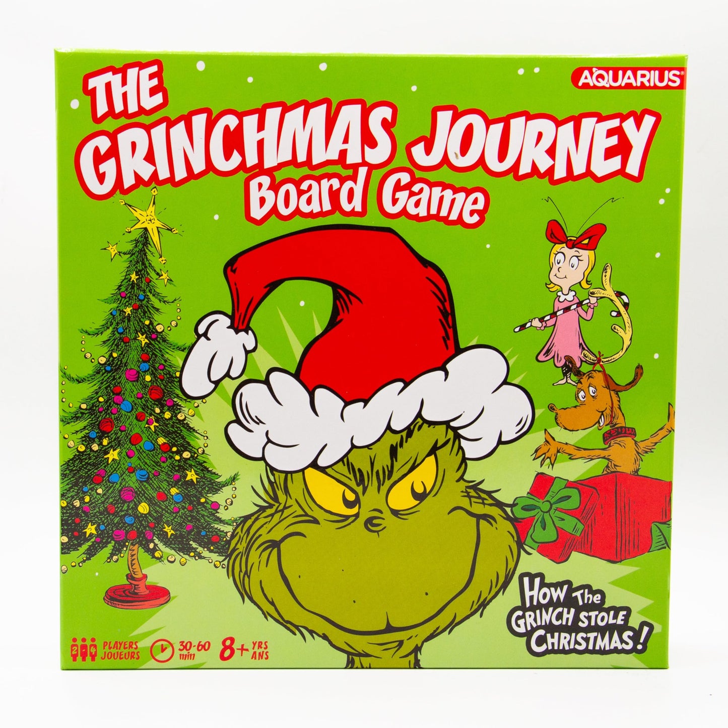 AQUARIUS Grinchmas Journey Board Game – Official Dr. Seuss Licensed Fun for 2-4 Players