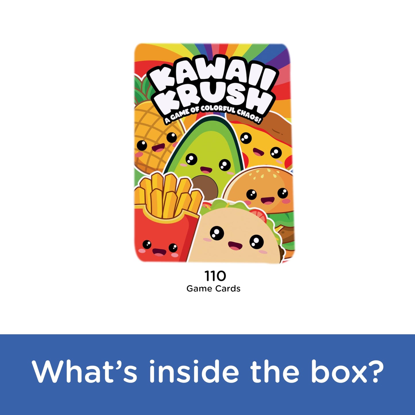 Aquarius Kawaii Krush Card Game | Fun Family Party Game for All Ages | 2-7 Players