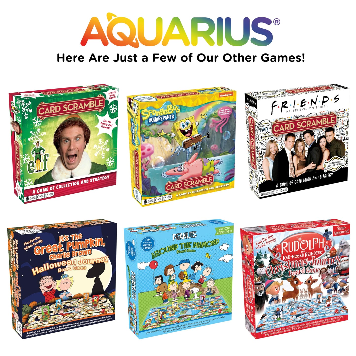 Aquarius Kawaii Krush Card Game | Fun Family Party Game for All Ages | 2-7 Players