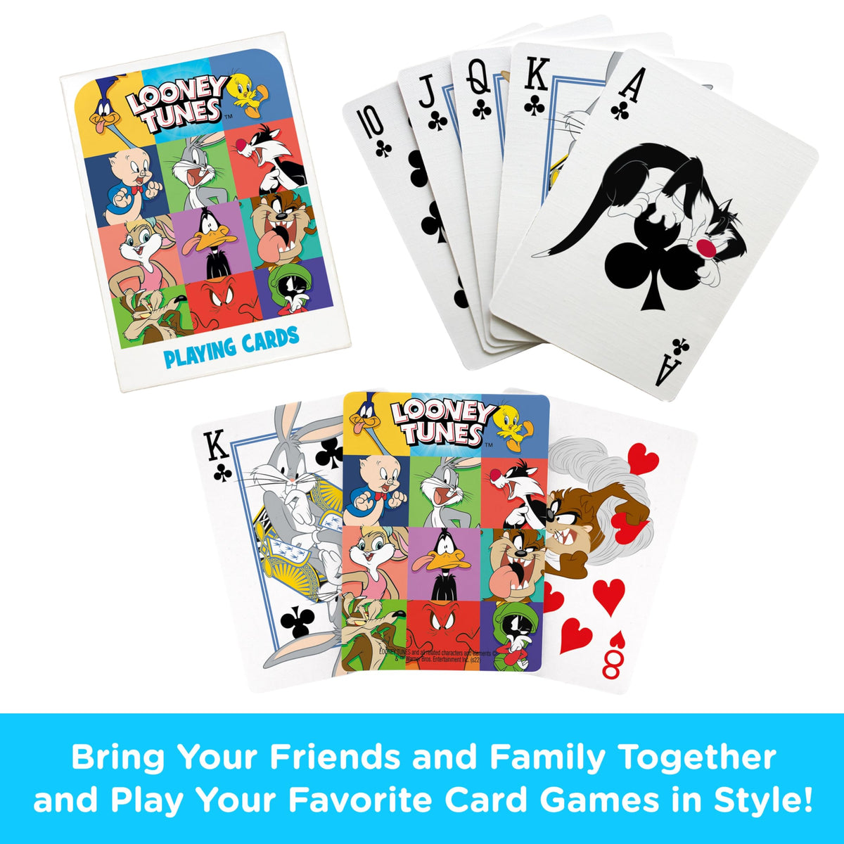 Aquarius Looney Tunes Playing Cards – Officially Licensed Deck for Family Game Night