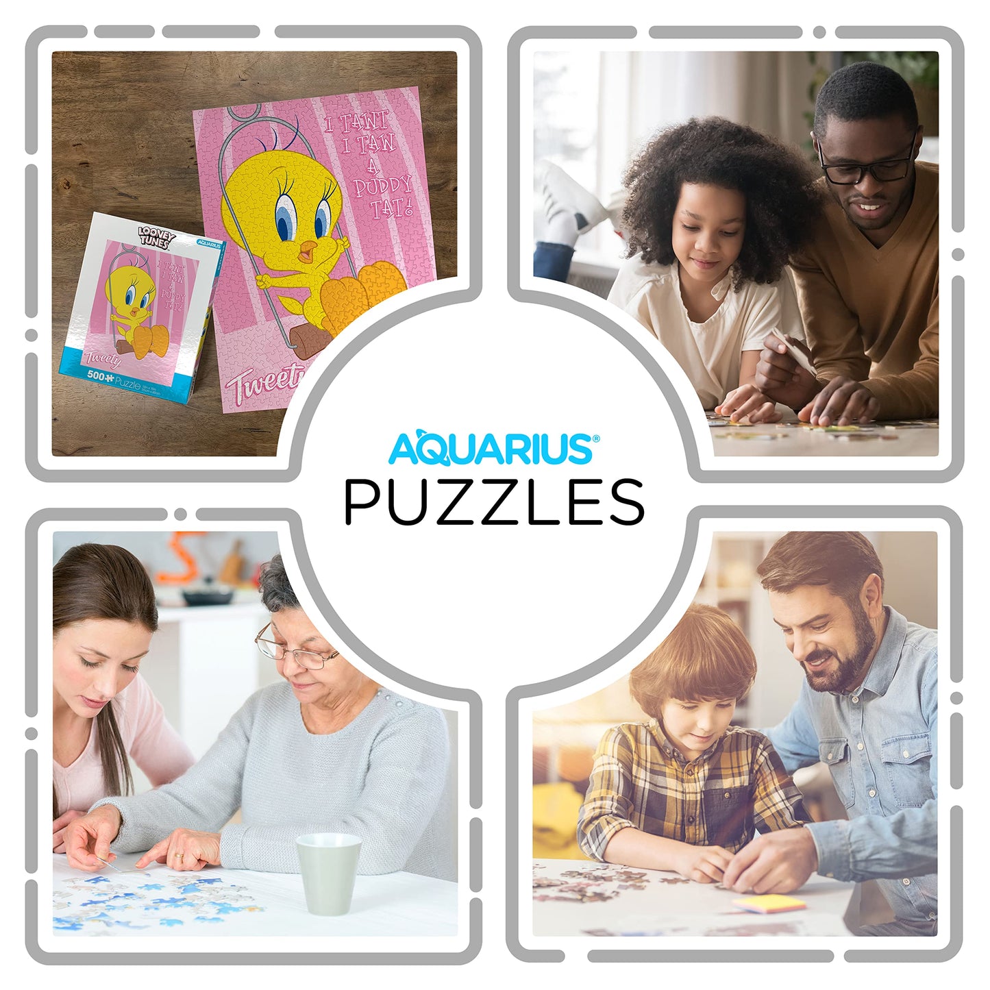 Aquarius Looney Tunes Tweety 500-Piece Puzzle | Glare-Free Precision Cut | Official Licensed 14x19