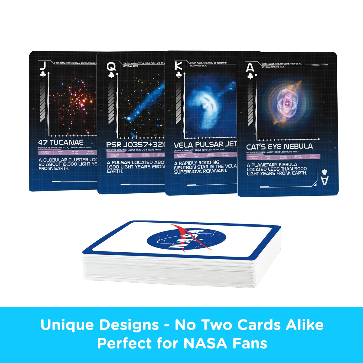 Aquarius NASA Across the Universe Playing Cards – Officially Licensed Deck