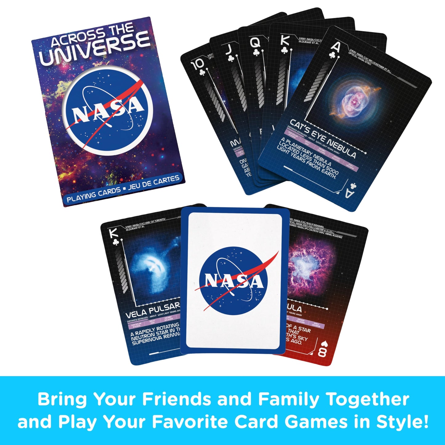 Aquarius NASA Across the Universe Playing Cards – Officially Licensed Deck