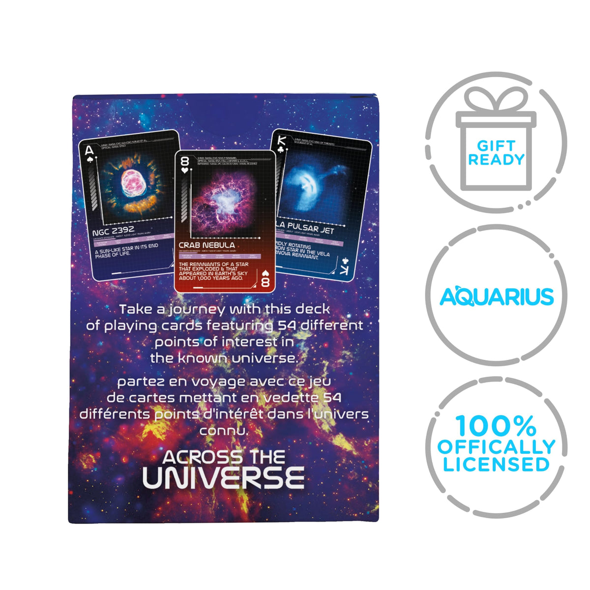 Aquarius NASA Across the Universe Playing Cards – Officially Licensed Deck