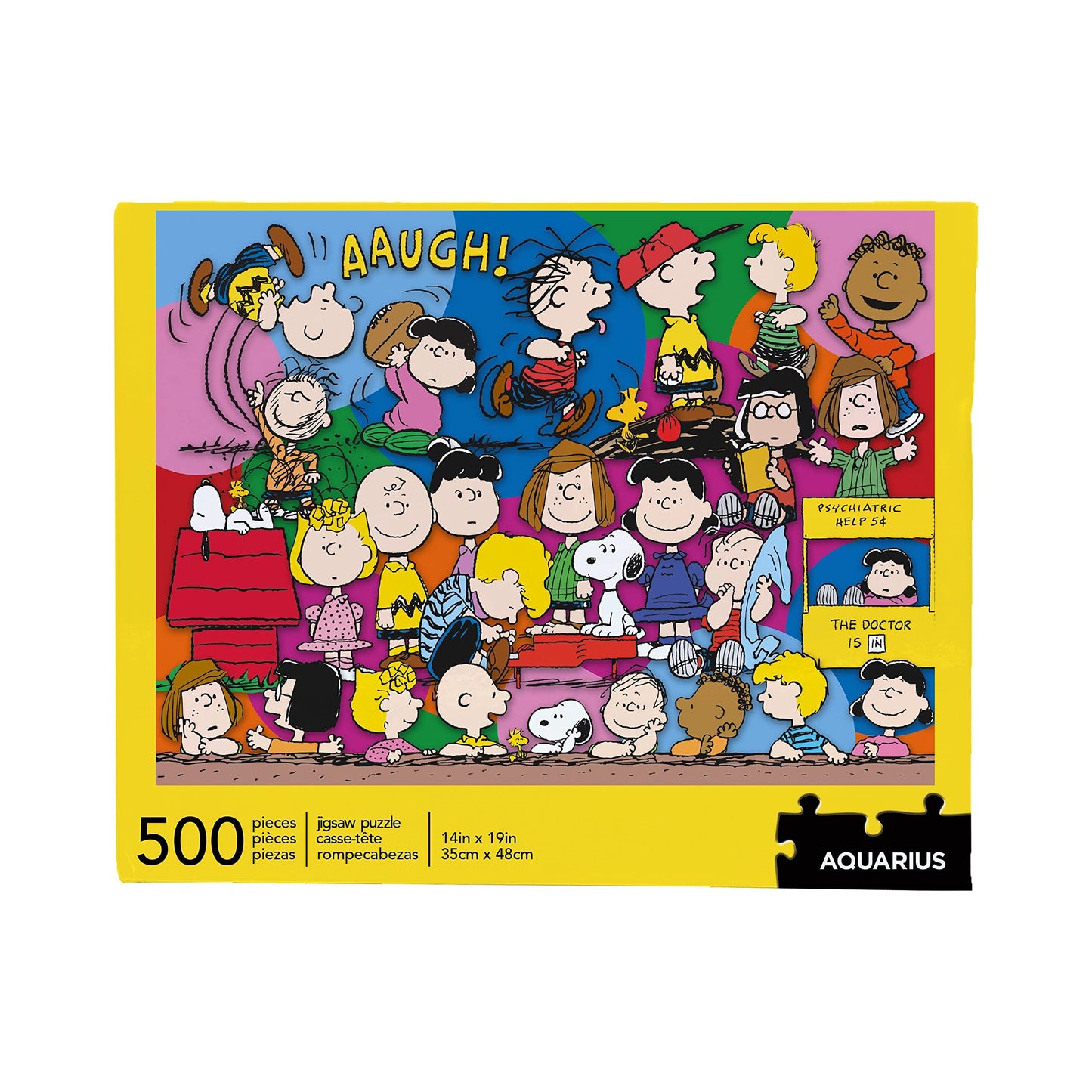 Aquarius Peanuts Gang Jigsaw Puzzle (500 Pieces) – 14 x 19 Inches, Glare-Free Collectible