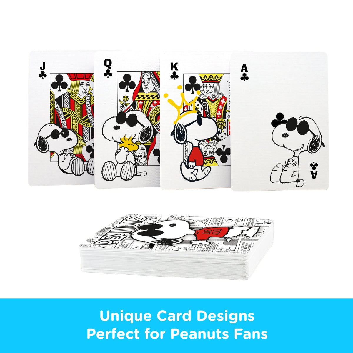 Aquarius Peanuts Joe Cool Playing Cards – Officially Licensed Deck for Family Game Night