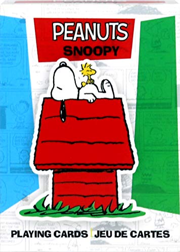 Aquarius Peanuts Snoopy Playing Cards — Official Licensed Poker Size Linen Finish Deck