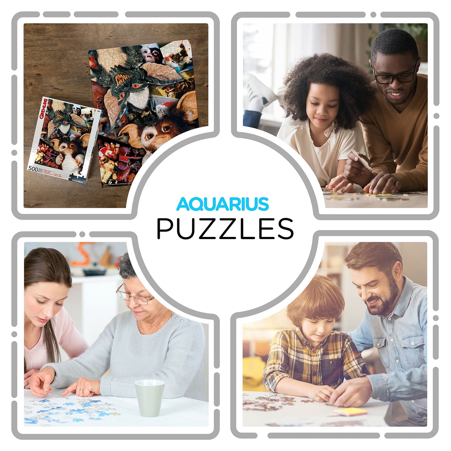 AQUARIUS Gremlins Puzzle (500 Piece) – Glare-Free, Precision Cut, Officially Licensed