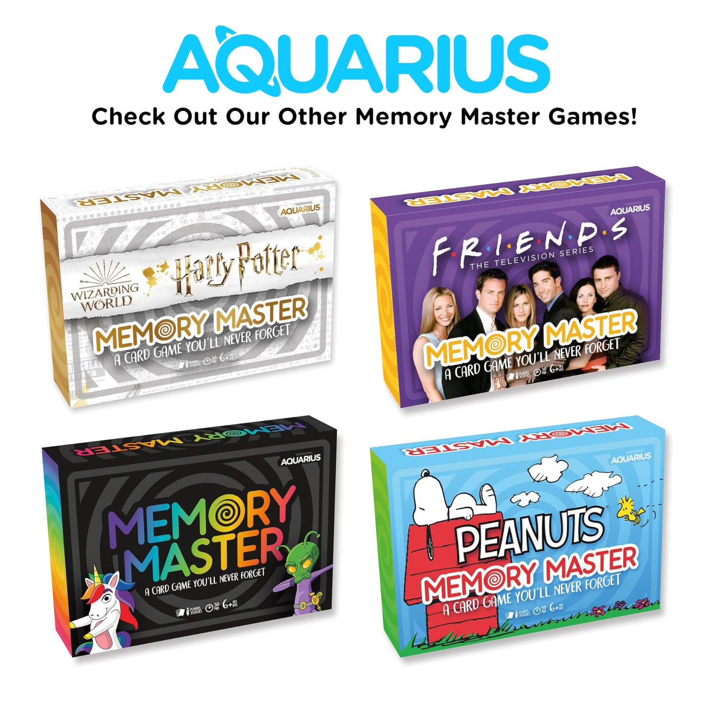 AQUARIUS Rick & Morty Memory Master Card Game - Officially Licensed Family Night Fun