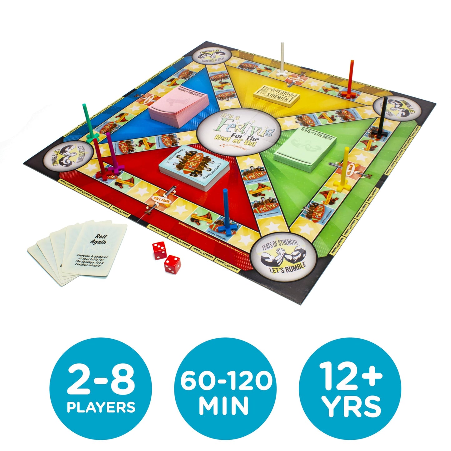 AQUARIUS Seinfeld Festivus Board Game - Officially Licensed Seinfeld Themed Family Gift