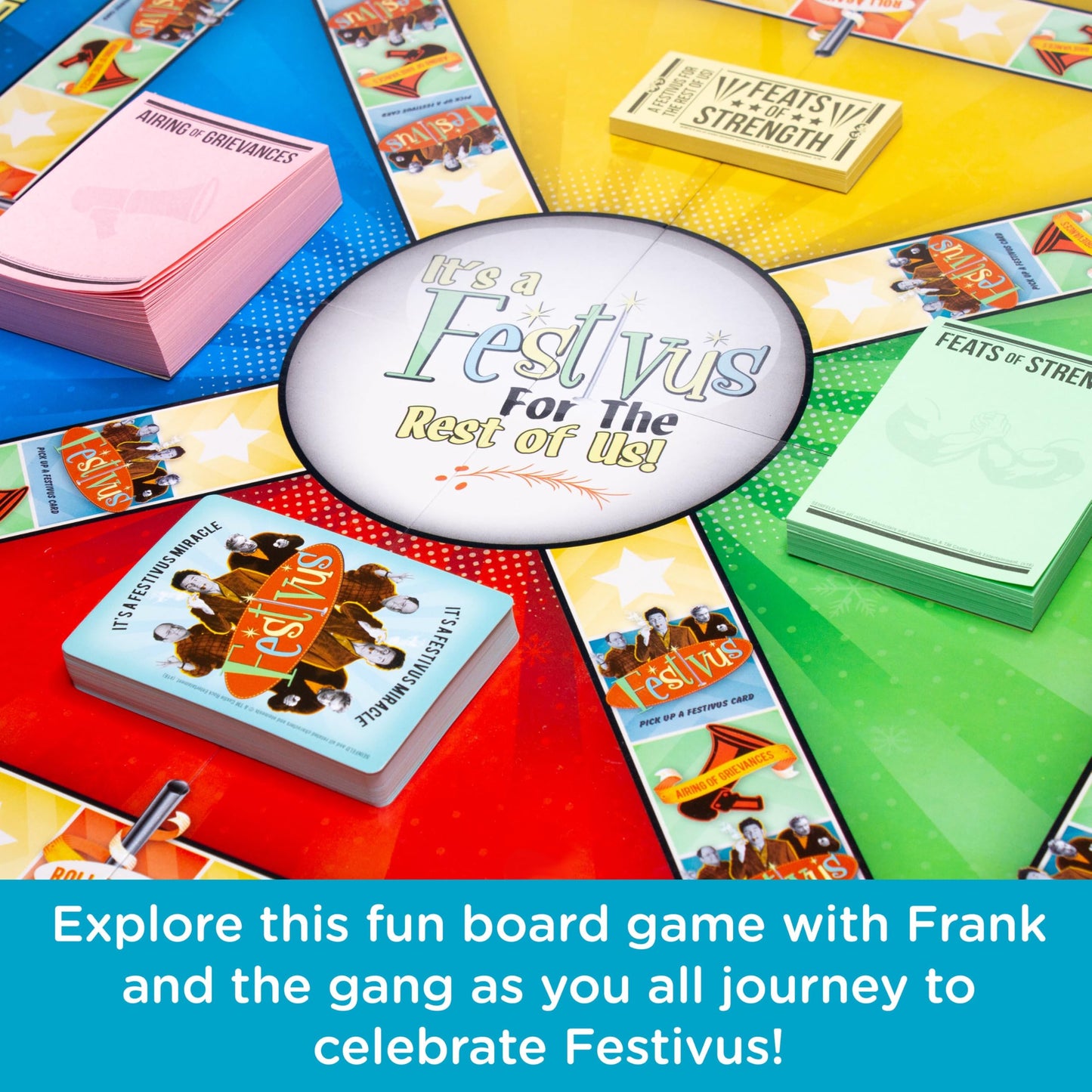 AQUARIUS Seinfeld Festivus Board Game - Officially Licensed Seinfeld Themed Family Gift