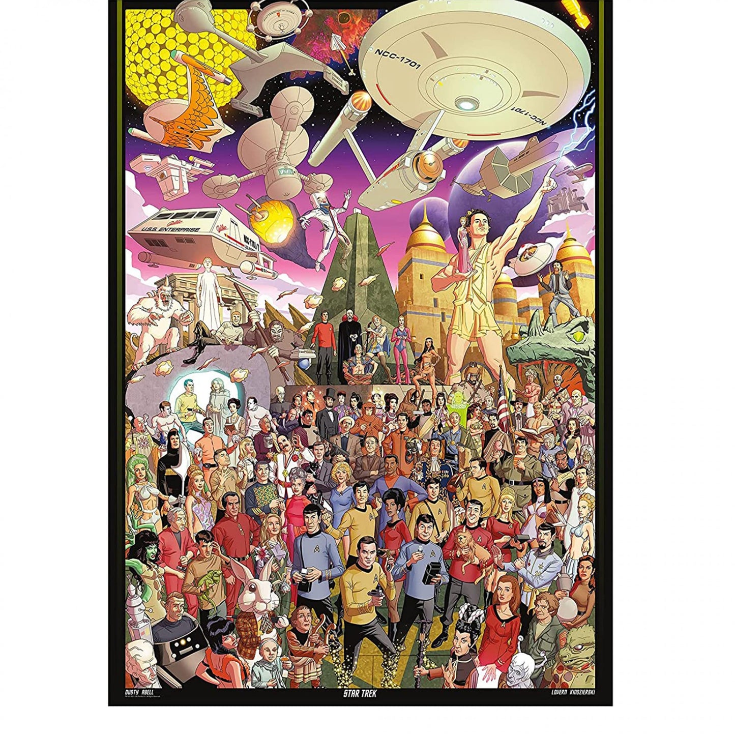 AQUARIUS Star Trek Puzzle 3000-Piece – Officially Licensed, Glare-Free, Precision-Cut