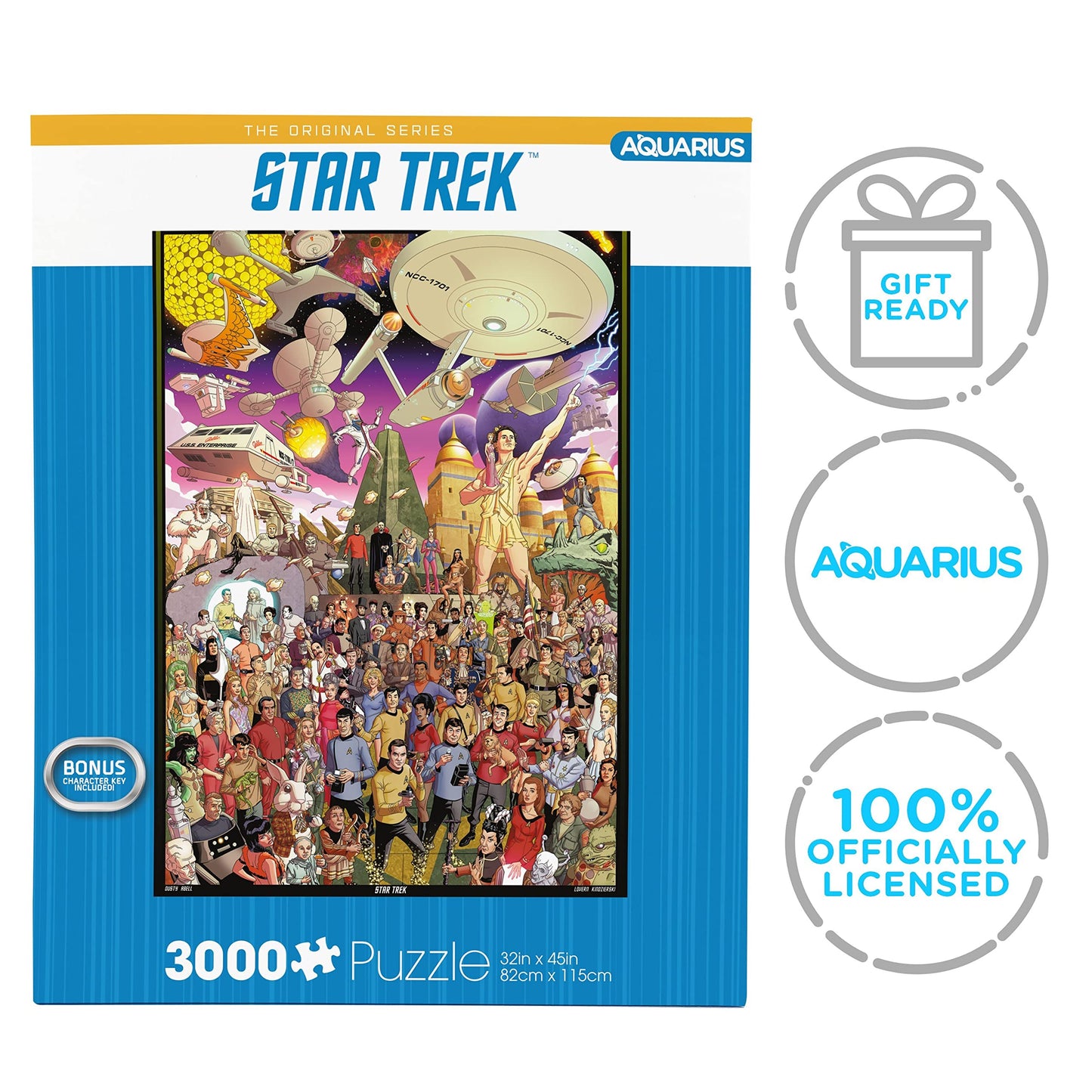AQUARIUS Star Trek Puzzle 3000-Piece – Officially Licensed, Glare-Free, Precision-Cut