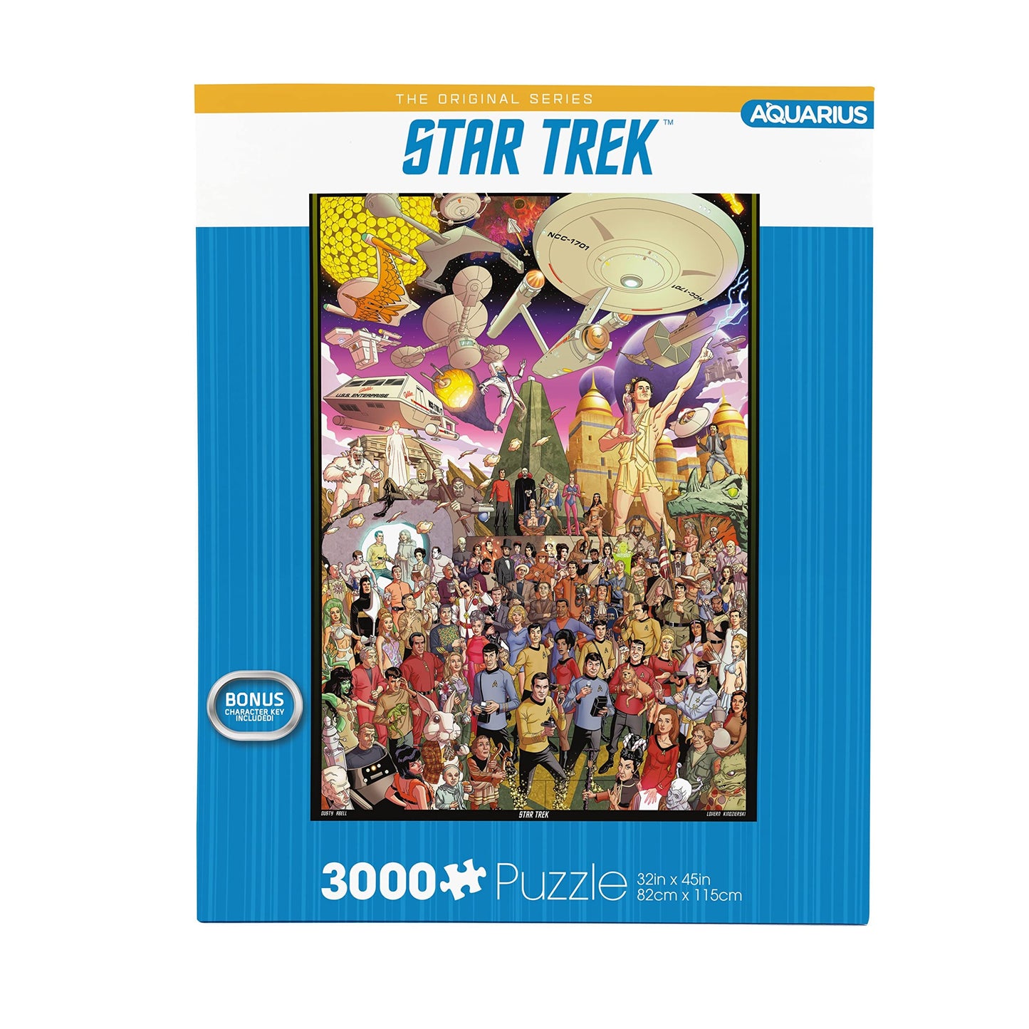 AQUARIUS Star Trek Puzzle 3000-Piece – Officially Licensed, Glare-Free, Precision-Cut