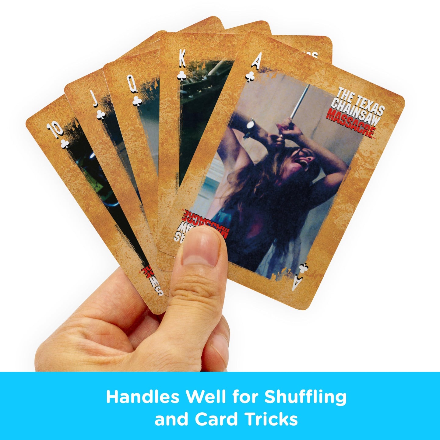 AQUARIUS Texas Chainsaw Massacre Playing Cards Deck - Officially Licensed Horror Card Set