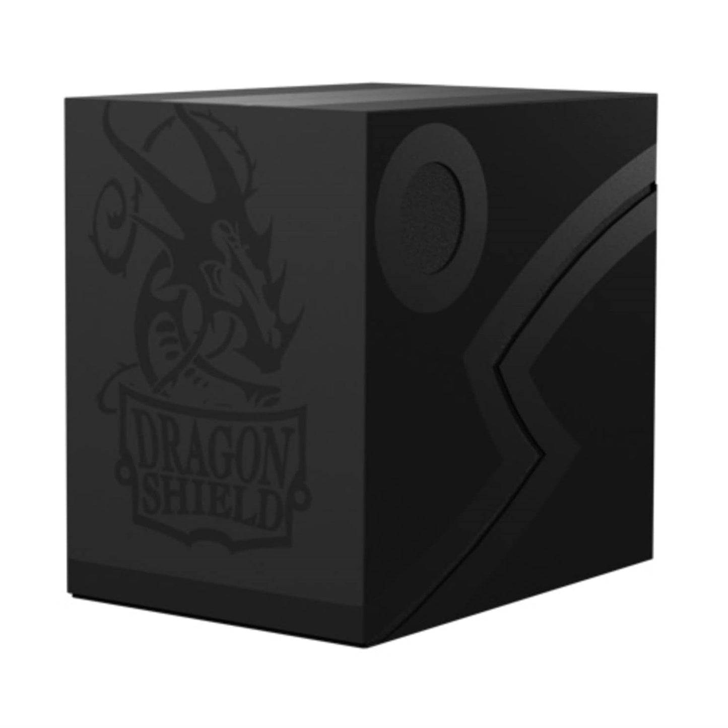 Arcane Tinmen Dragon Shield Double Shell Deck Box – Shadow Black/Black (AT-30624) | MTG Commander & Card Storage