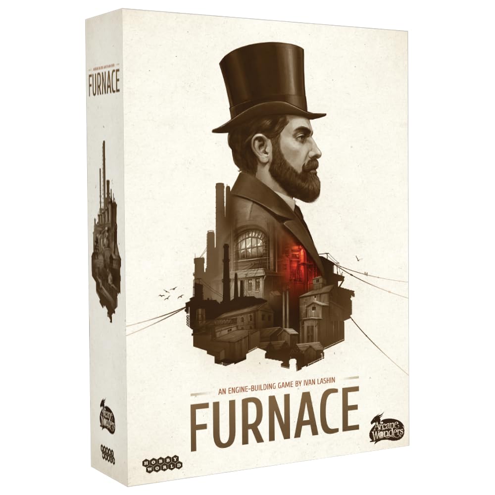 Arcane Wonders Furnace - Engine-Building Eurogame in 19th-Century Industry