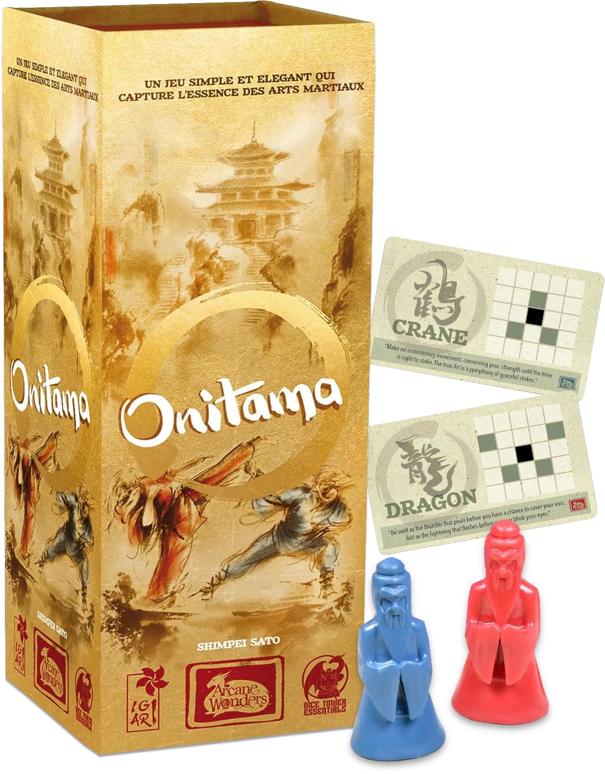Onitama Board Game for 2 Players | Arcane Wonders