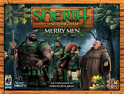 Arcane Wonders Sheriff of Nottingham: Merry Men Expansion – 6th Player, Black Market, Laws