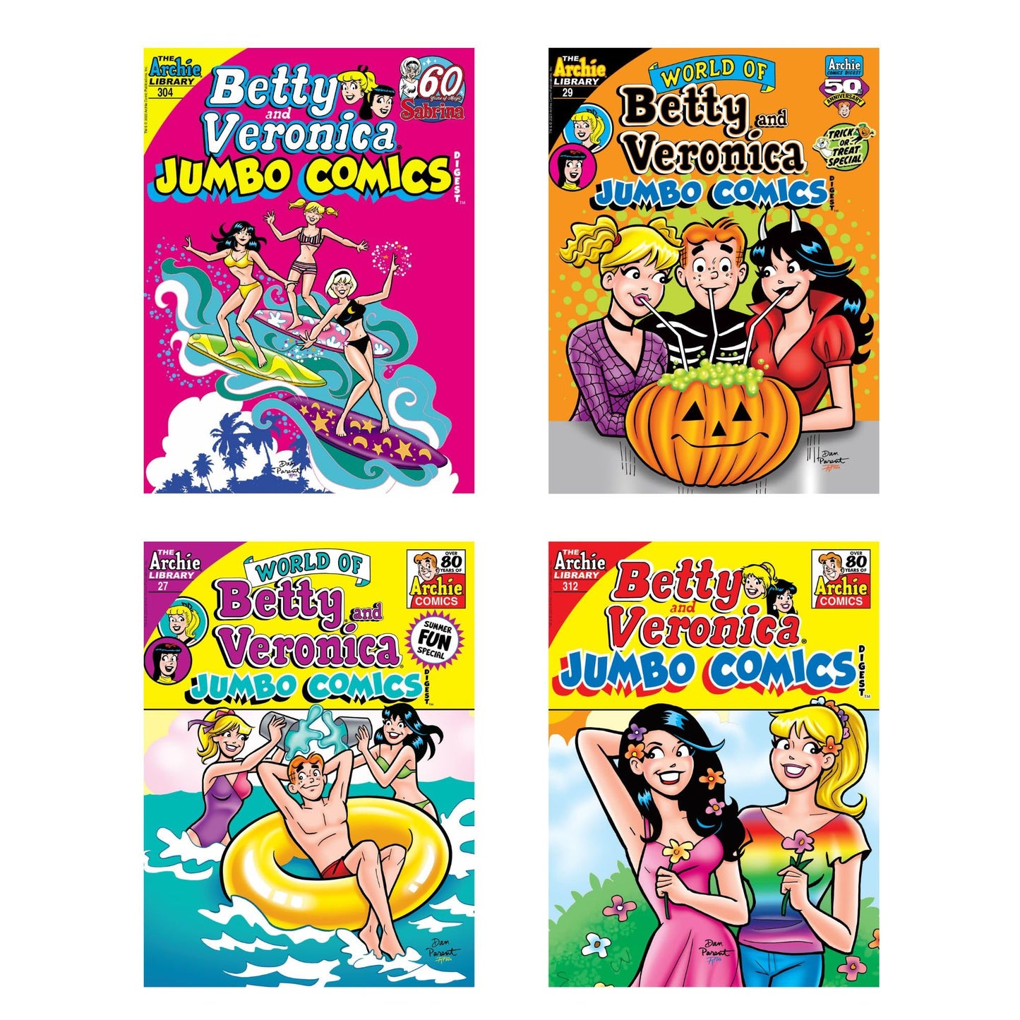 Archie Comics Digest Value Gift Packs – Betty & Veronica 4-Pack