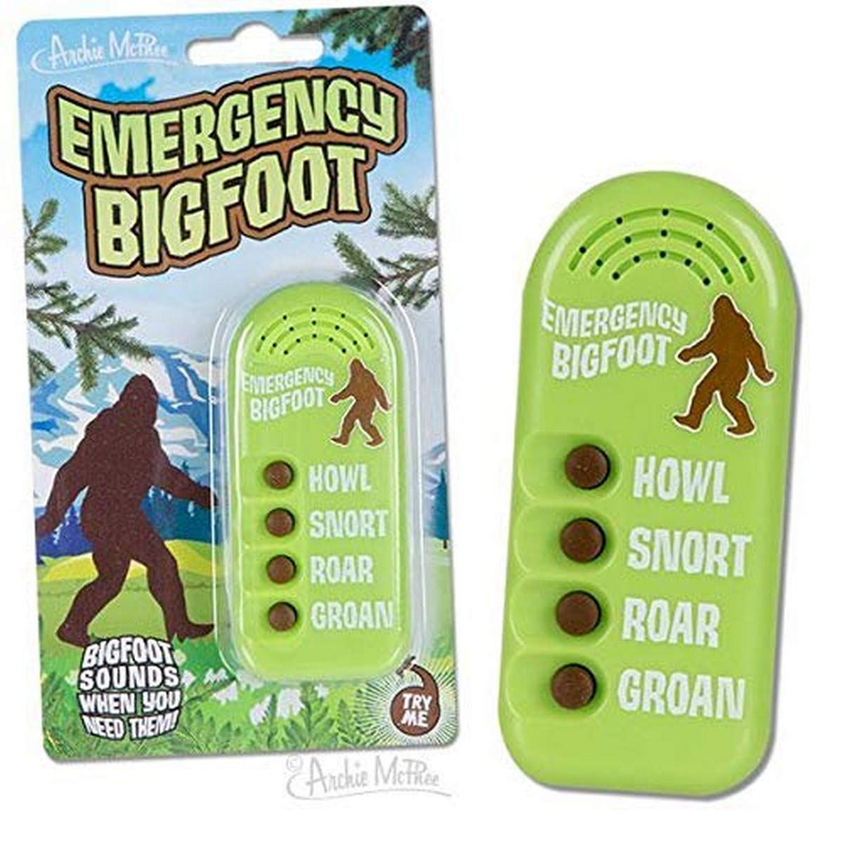 Archie McPhee Emergency Bigfoot Electronic Noisemaker – 1 Count