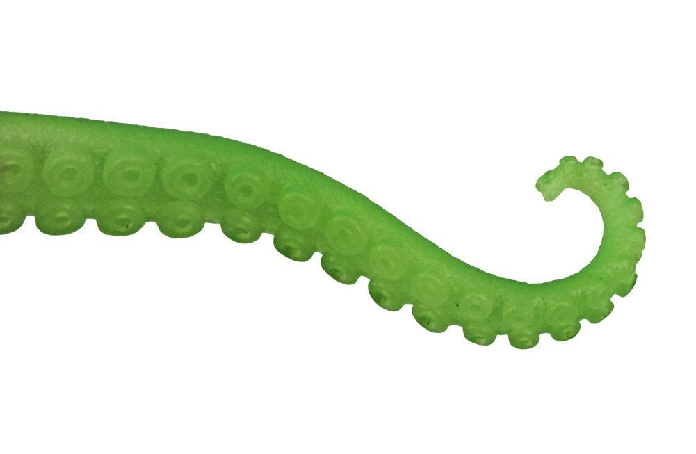 Archie McPhee Set of Five Green Glow-in-the-Dark Finger Tentacle Puppets