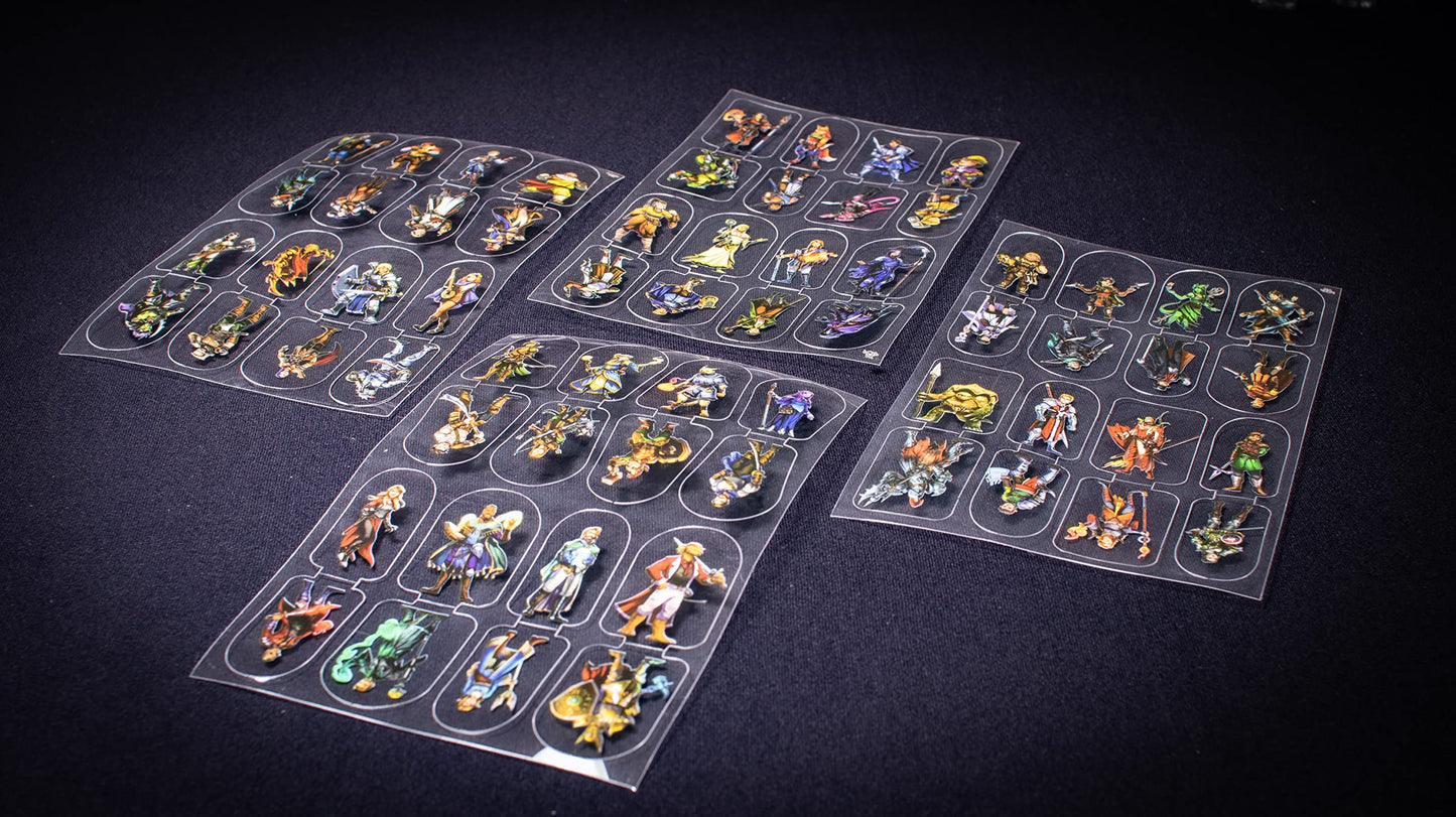 Arcknight Flat Plastic Civilians Miniatures – 64 Unique Sci‑Fi NPCs for Starfinder, Shadowrun & RPGs
