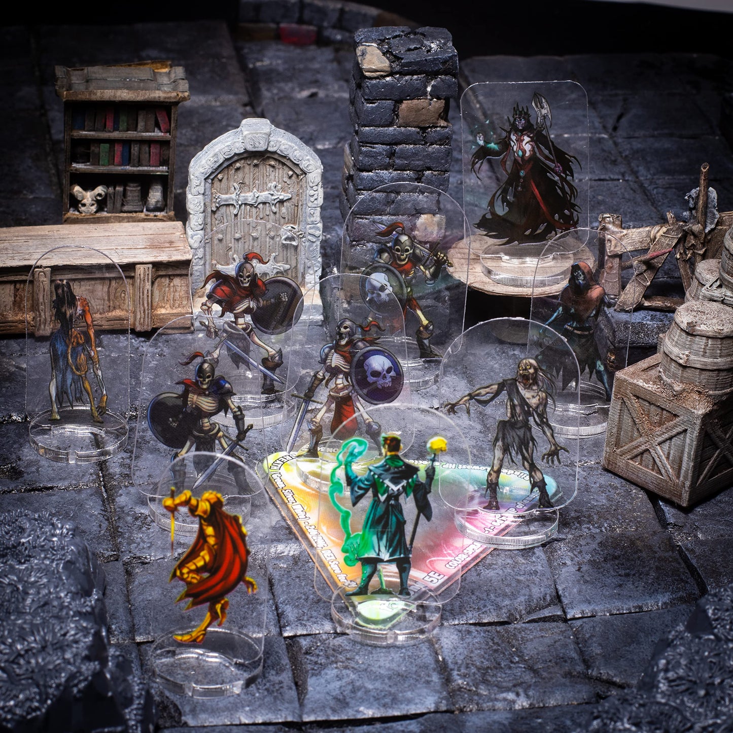 Arcknight Flat Plastic Miniatures DM Starter Set – 167 Unique Minis for DND 5e & Pathfinder