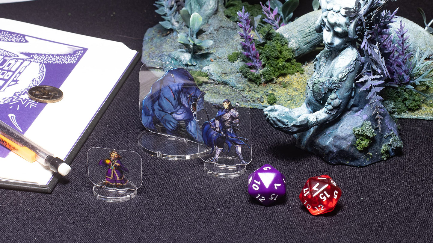 Arcknight Flat Plastic Pirates Miniatures – 62 High Seas D&D 5e & Pathfinder