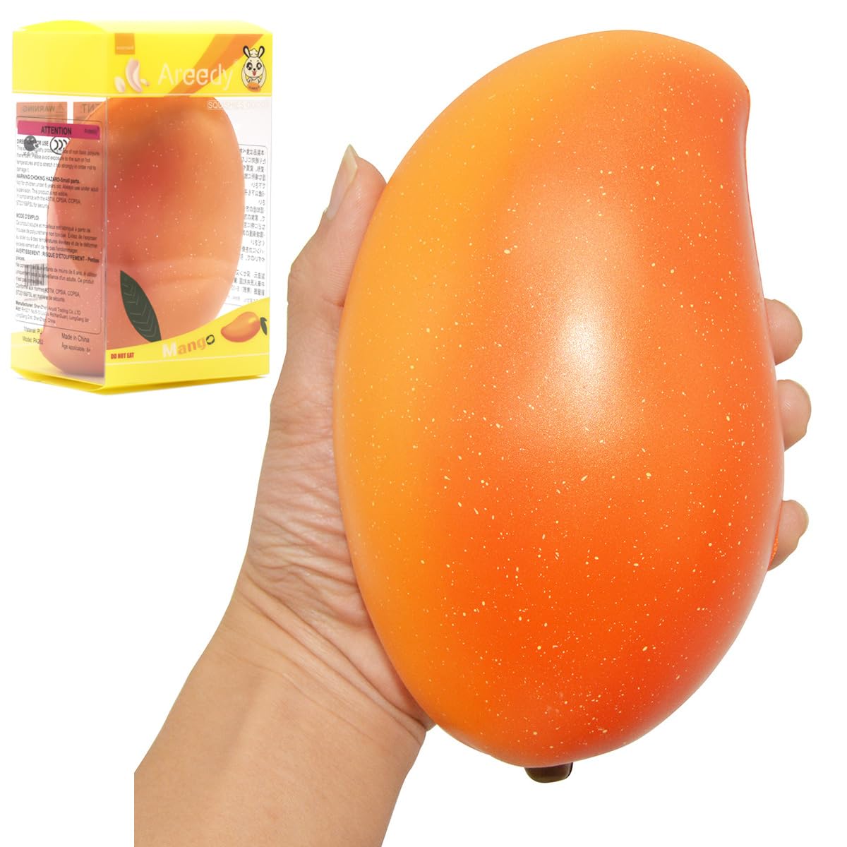 Areedy Gold Mango Colossal Squishy — Slow Rising Scented Mango Toy