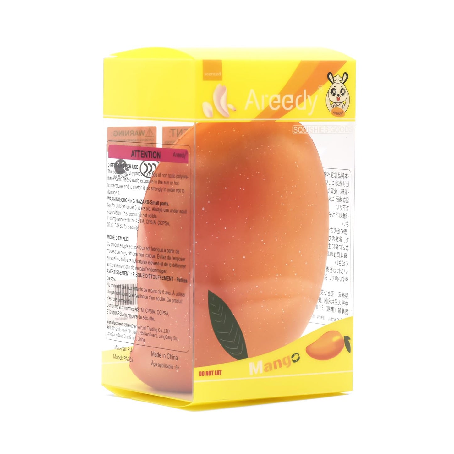Areedy Gold Mango Colossal Squishy — Slow Rising Scented Mango Toy
