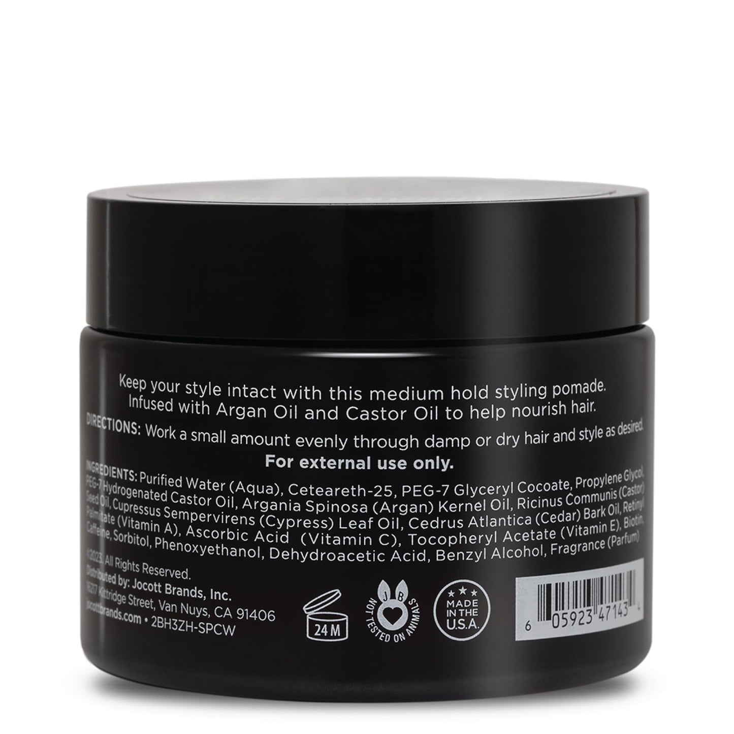 Argan Magic Medium Hold Pomade with Argan Oil – 8 oz (2-Pack) – Made in USA, Cruelty Free