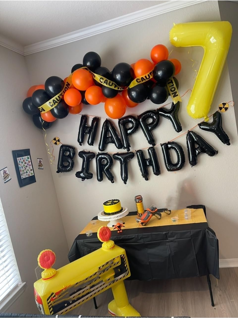 Argthjy 8 Numbers Balloon - 40-Inch Yellow Foil Balloon for Birthday Parties, Weddings, and Celebrations