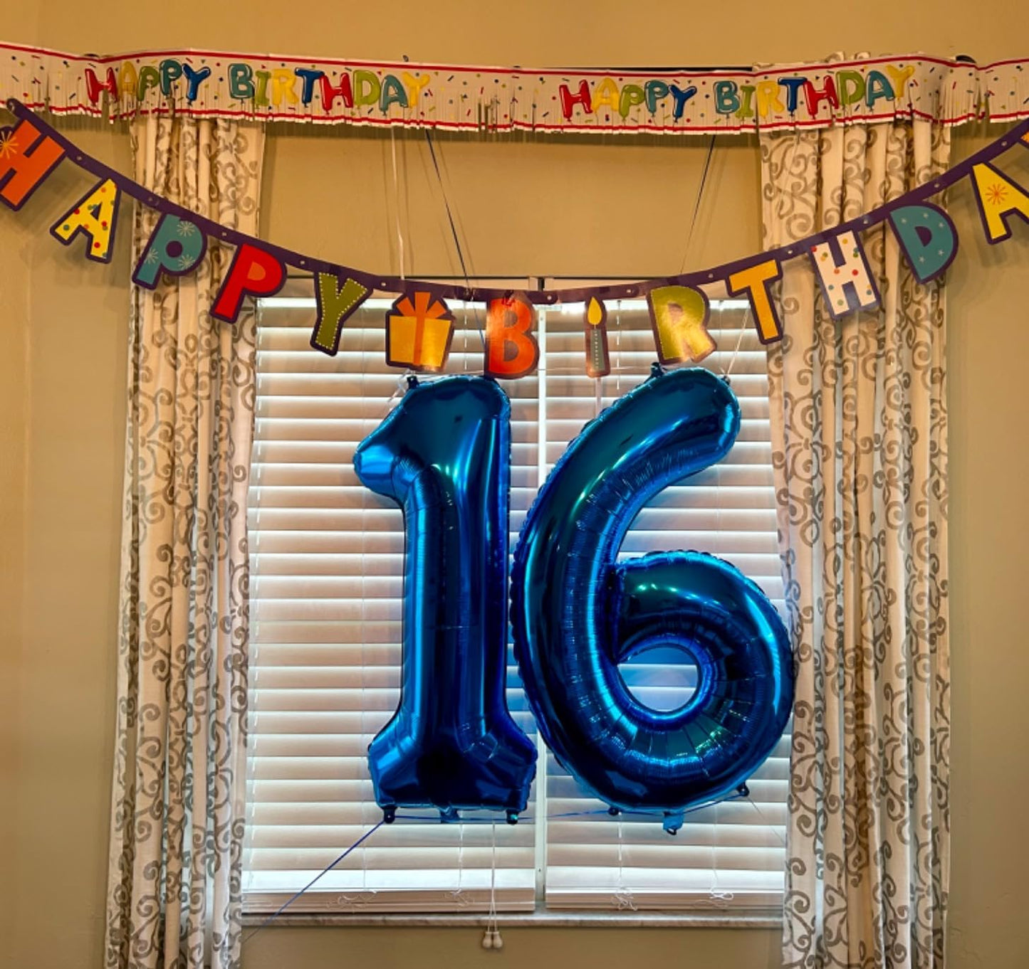 Argthjy Dark Blue 2026 Balloon Numbers – 40-Inch Foil Digits for Birthdays, Graduations, and Anniversaries