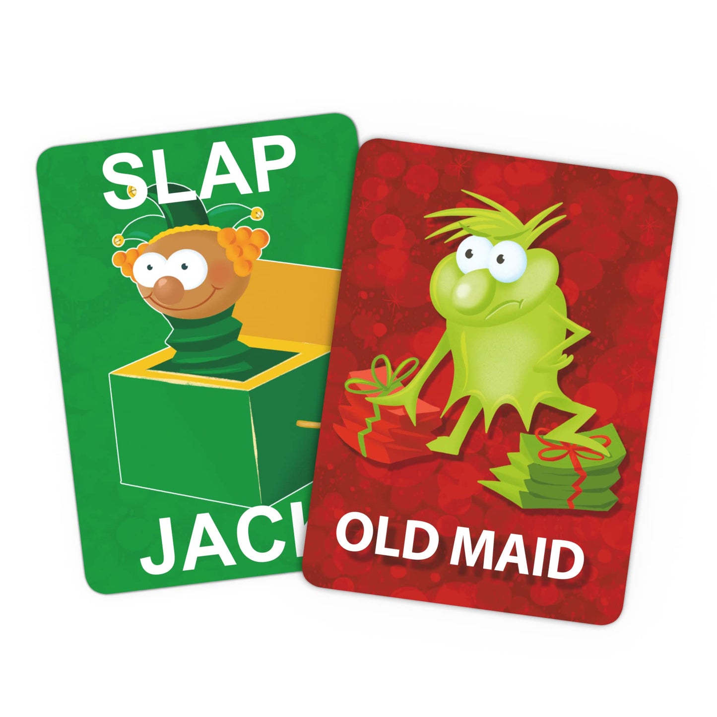 Arizona GameCo Santa Claus Go Fish: Family Christmas Card Game for Kids 4+ — Go Fish, Old Maid & Slap Jack in One Deck