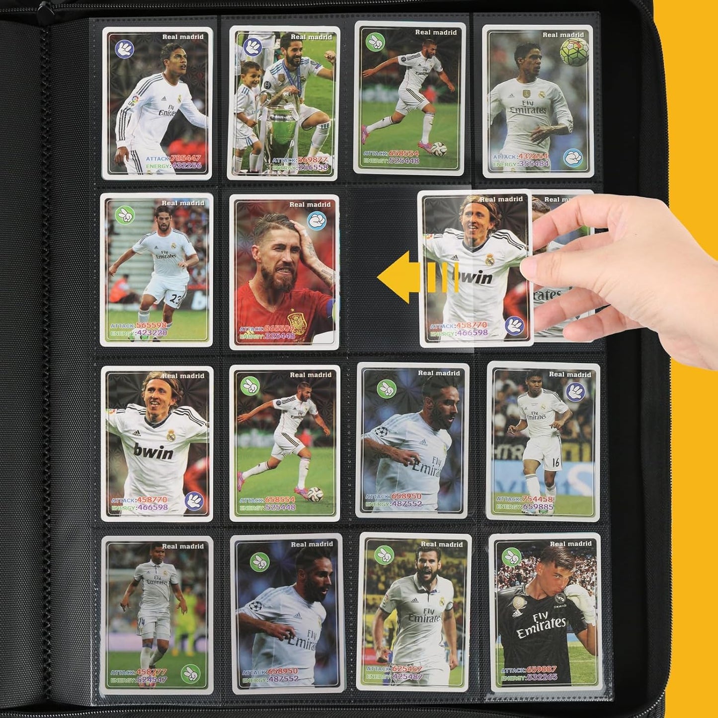 Arkeiliy Premium Ringless Trading Card Binder – 1024 Capacity, 16 Pockets per Page, Archival Protection, Anti-Slip Spine (Gray)