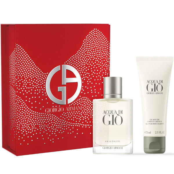Giorgio Armani Acqua Di Gio Gift Set 50ml EDT + 75ml Shower Gel Men's Fragrance