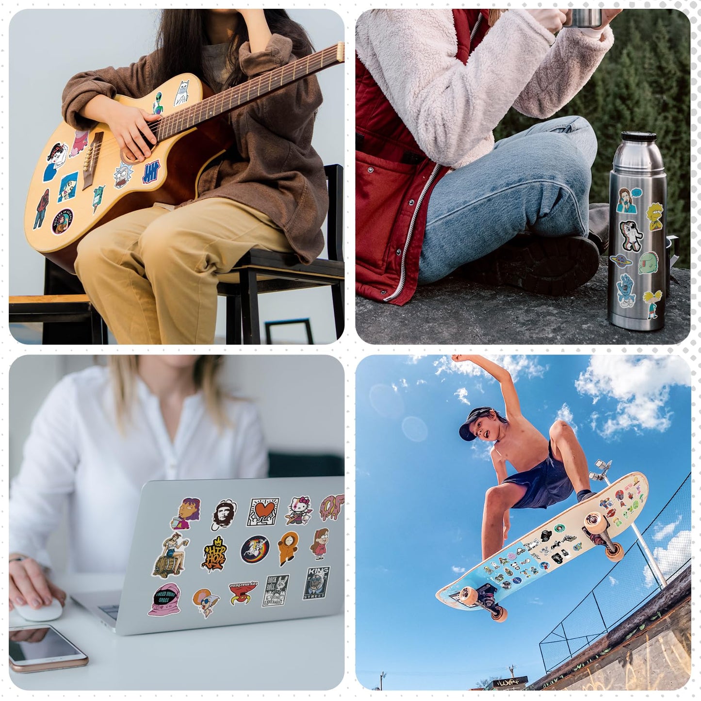 Arme Stickers Pack 400 PCS – Cool Vinyl Stickers for Laptops, Water Bottles, and More