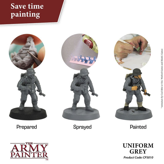 Army Painter Colour Primer - Uniform Grey (400ml)
