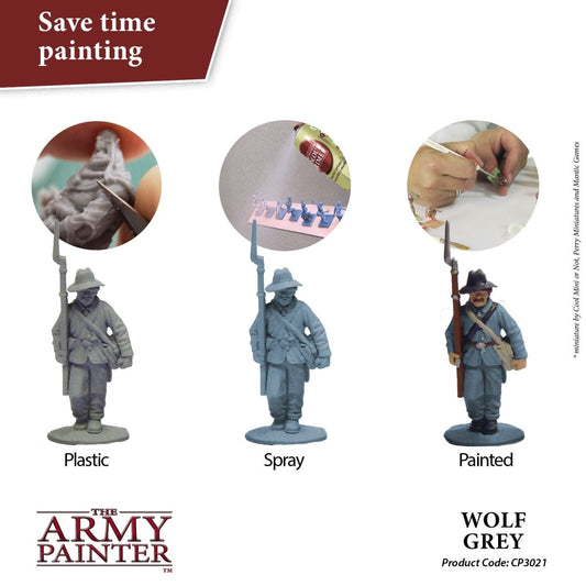 Army Painter Colour Primer - Wolf Grey (400ml)