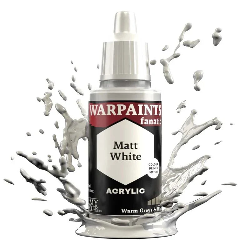 Army Painter Warpaints Fanatic: Matt White 18ml