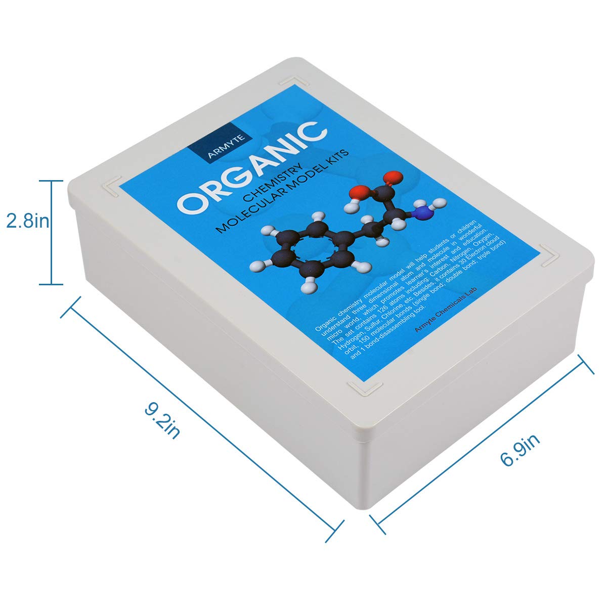 Armyte Organic Chemistry Model Kit (307 PCS) – 3D Molecule Models for Teachers and Students