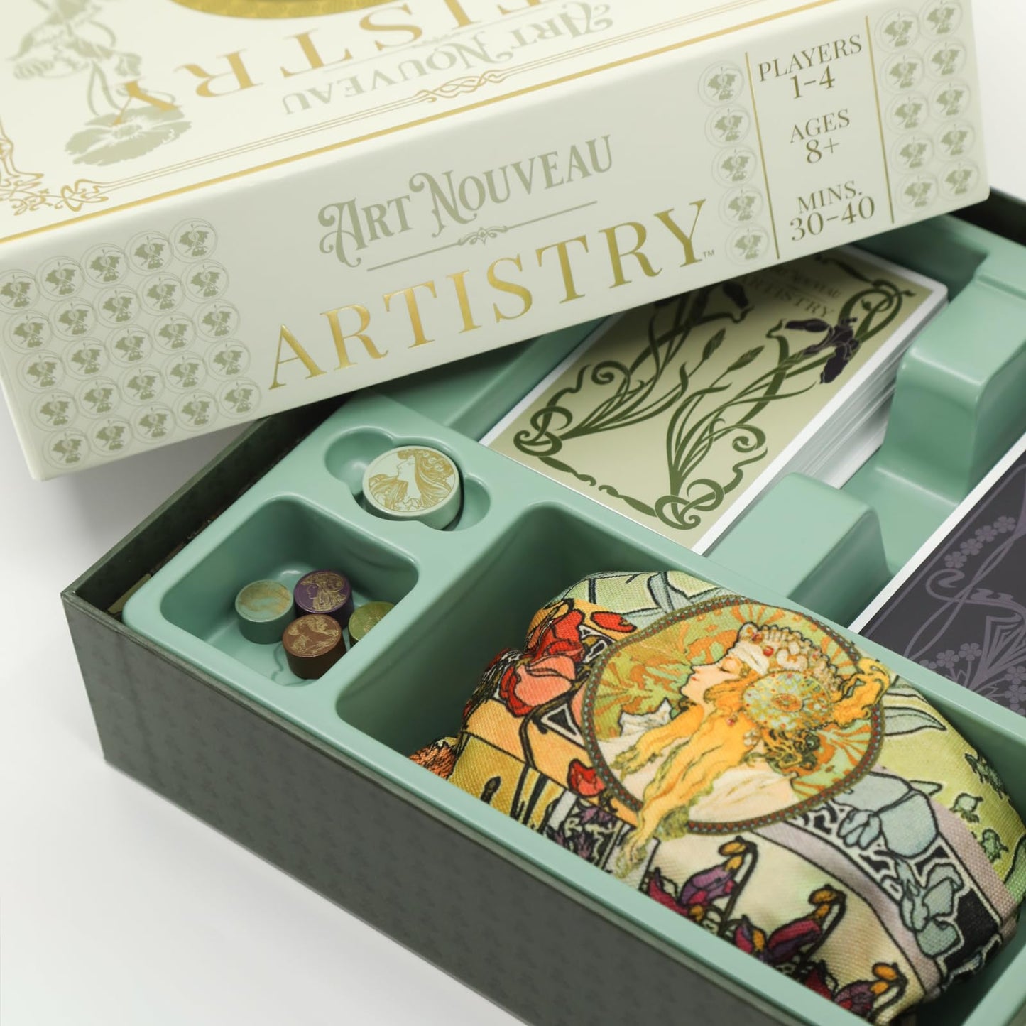ART NOUVEAU ARTISTRY – Board Game for 1-4 Players | Family Strategy | 8+