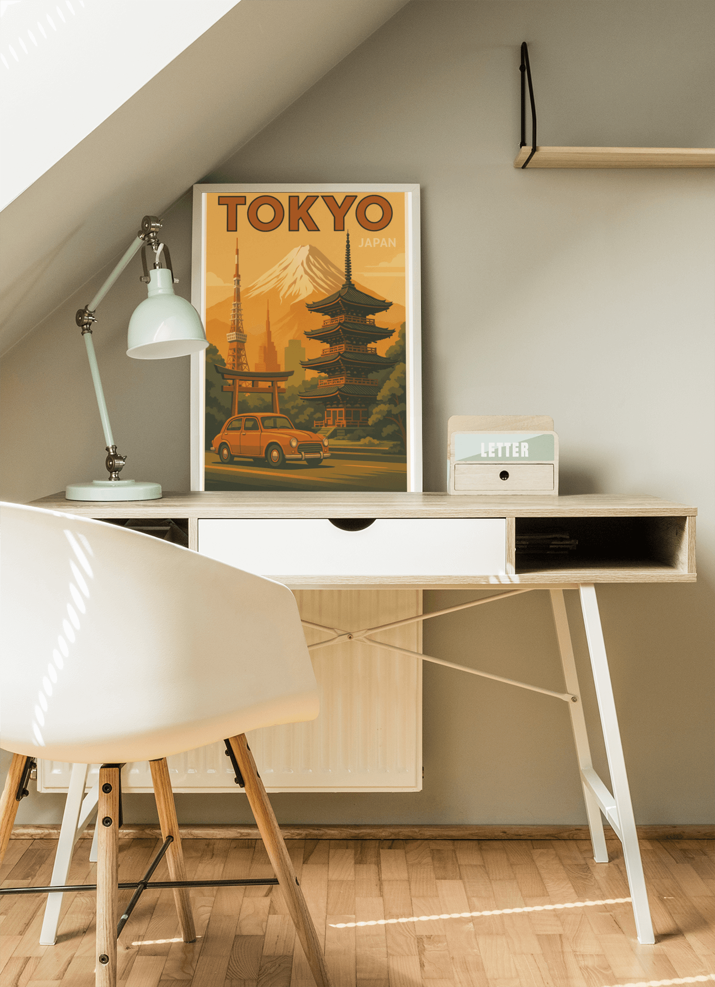 Vintage Tokyo Travel Poster