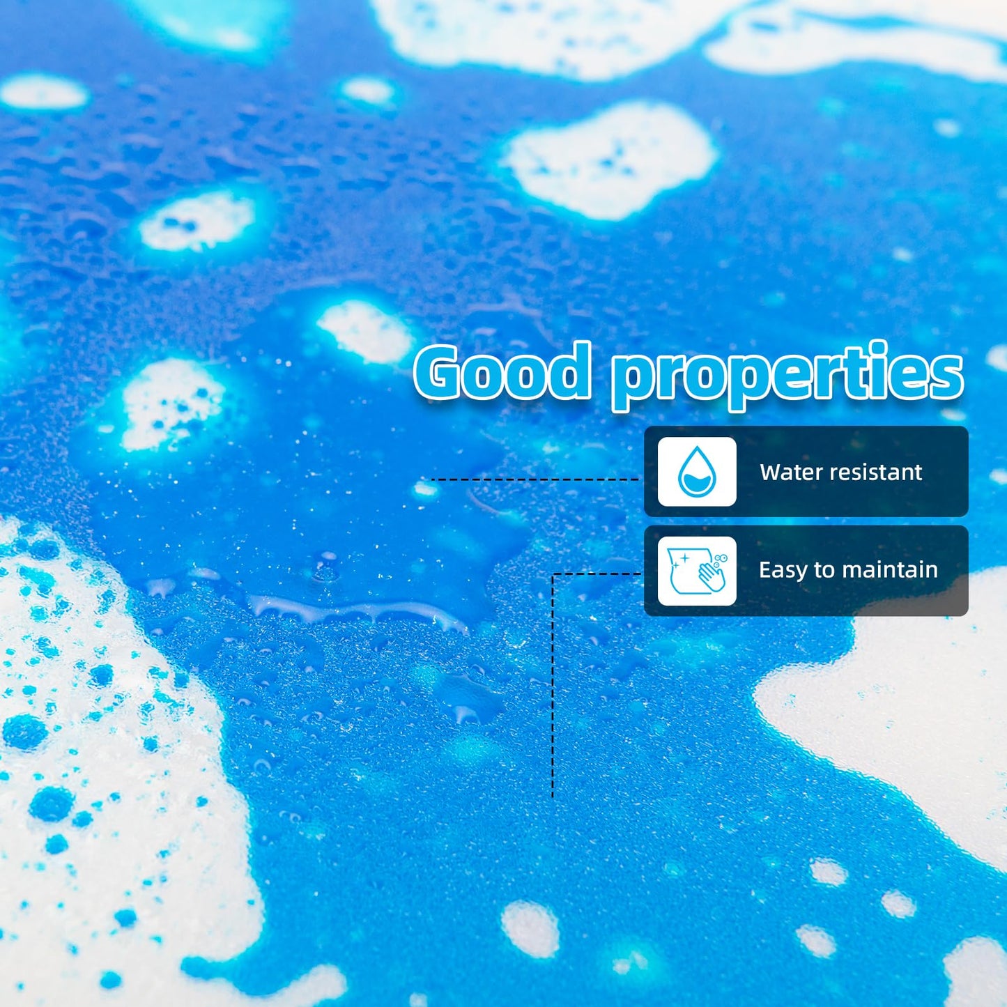 Art3d Liquid Sensory Floor Tiles – 30x30 cm Playroom (4 Tiles)