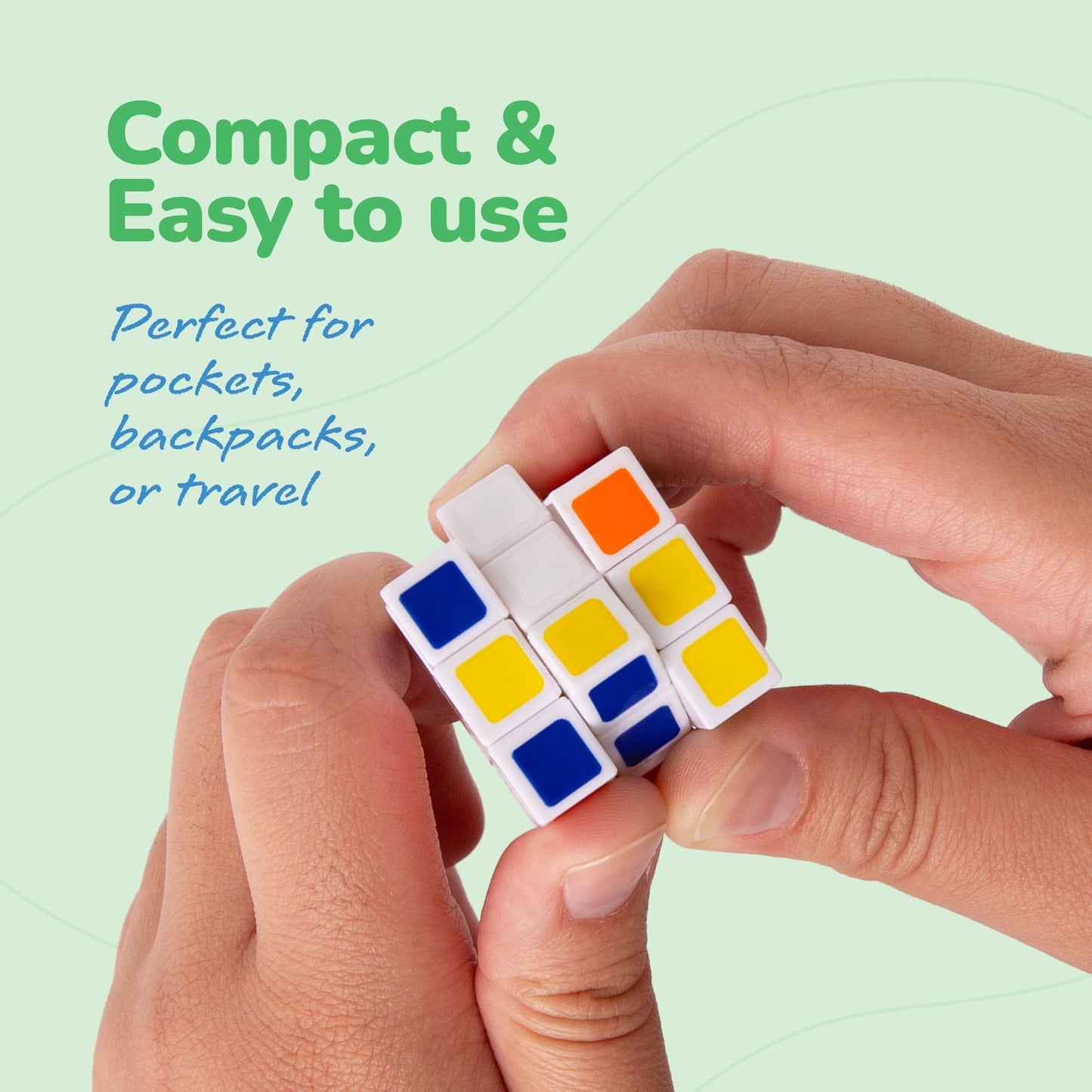 ArtCreativity 48 Pack Mini Rubix Cubes – Portable Fidget Toys for Kids & Adults