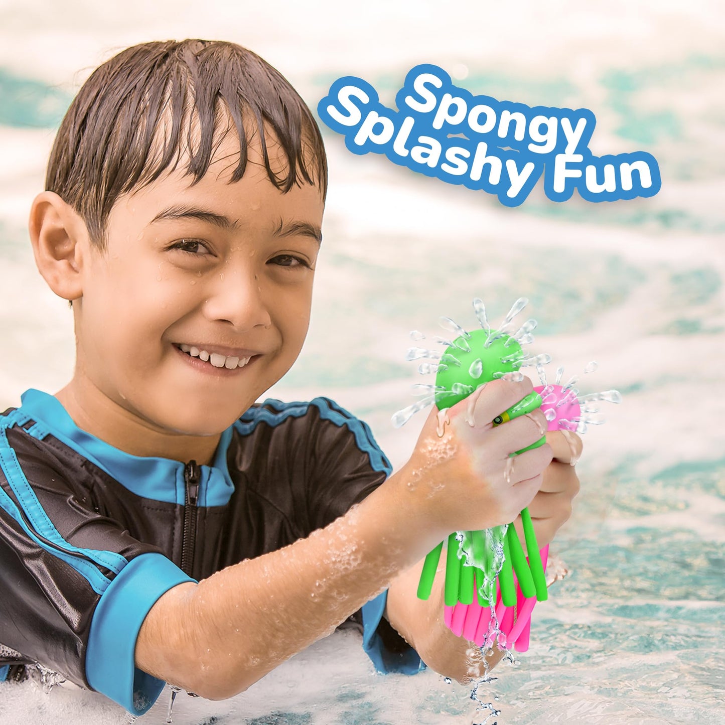 ArtCreativity Octopus Water Balls (6-Pack) – Bath & Pool Toys for Toddlers 3-5