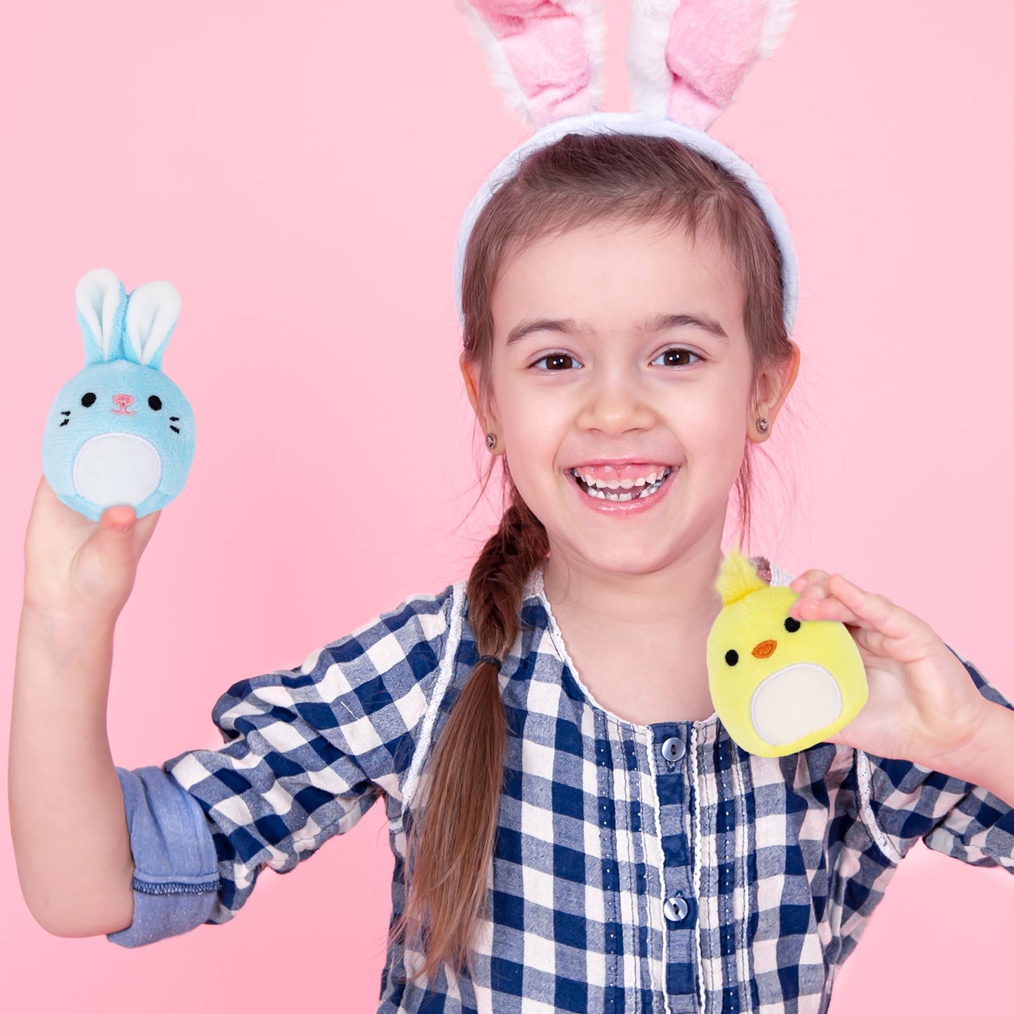 ArtCreativity Bulk Easter Stuffed Animals — 6 Pastel Plush Toys