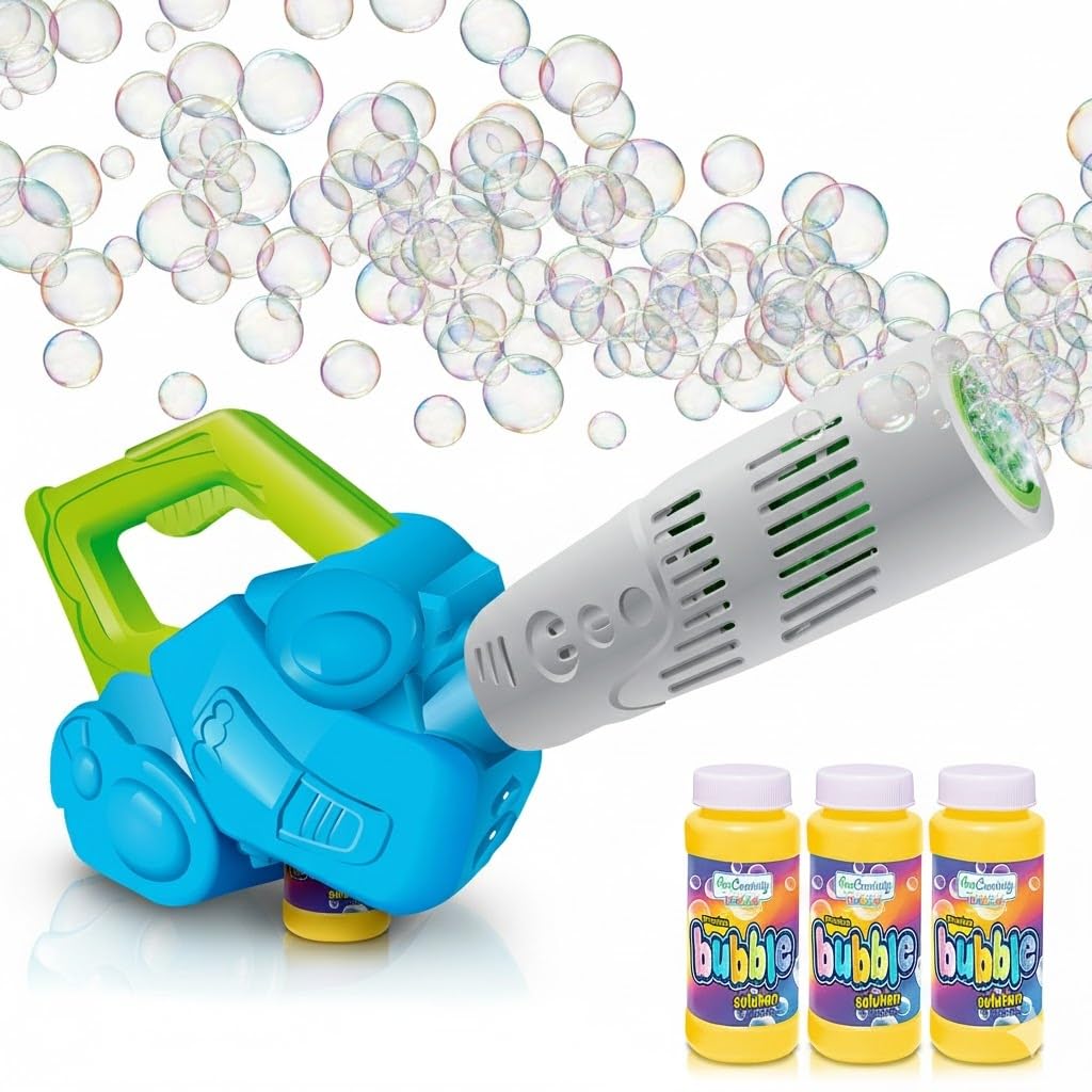 ArtCreativity Bubble Leaf Blower with 3 Refills – Outdoor Bubble Toy